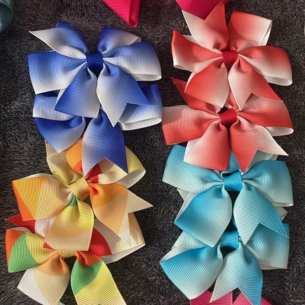 Vibrant Hair Bow Bundle